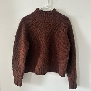 Old Navy Burnt Orange/Brown Mockneck Sweater